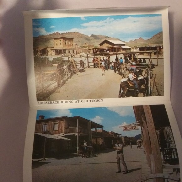 Old Tucson Arizona Souvenir Folder postcards with flaws - Picture 12 of 16